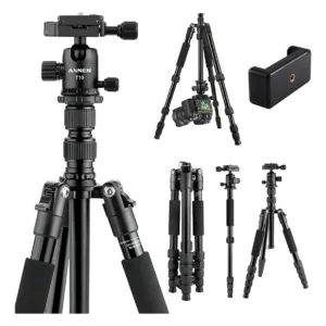 Trípode Fotográfico Keelead AX-T10 Aluminio para Cámara y Celular 60,6"