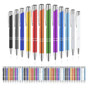80pzs Plumas De Aluminio Bolígrafo Para Grabado Láser Colores