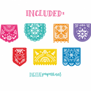 Papel-Picado-Clipart-Set-Graphics-9065609-2-580×402