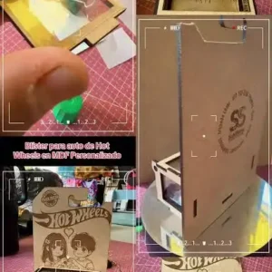 Blíster de Hot Wheels para Corte Láser